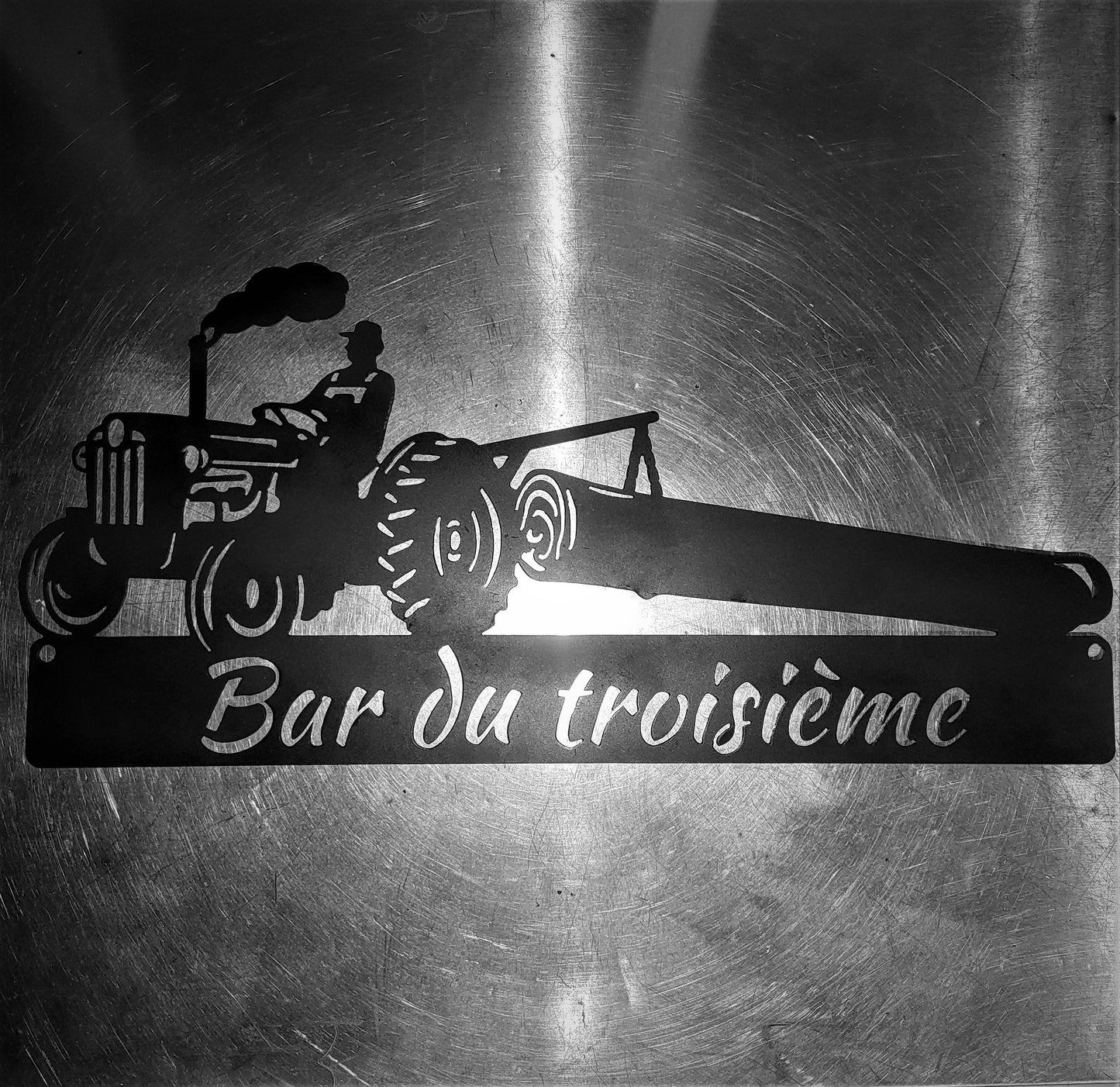 Affiche tracteur personnalisable